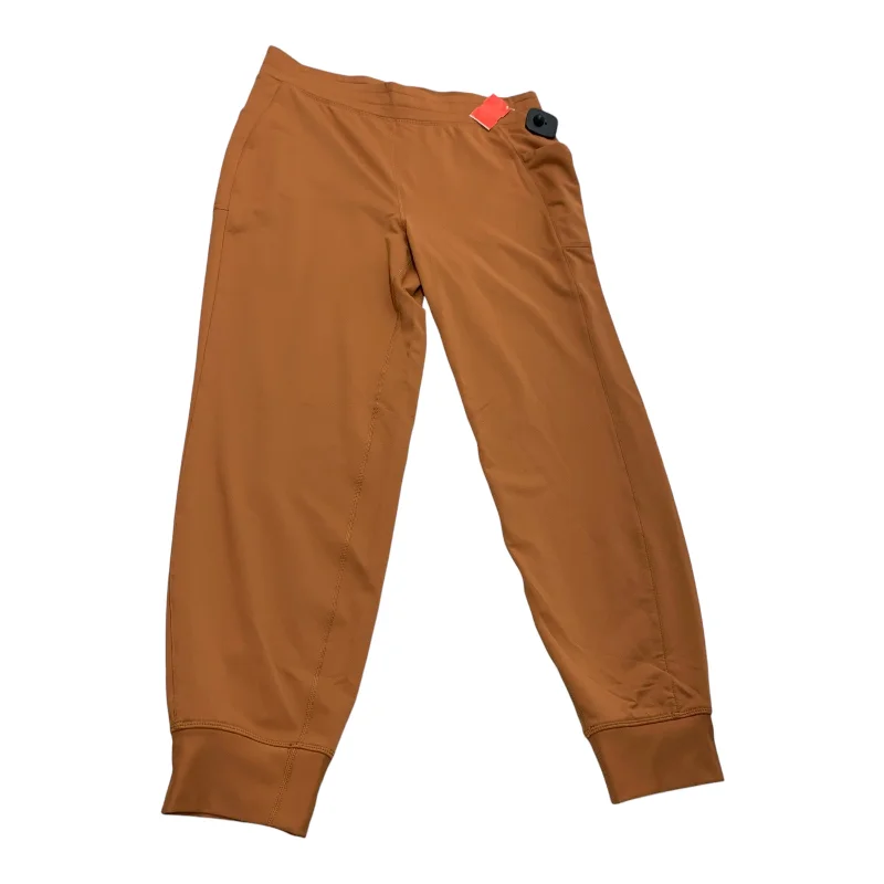 Windproof pants for chilly outdoor activities -Athletic Pants By Fabletics In Orange, Size: L