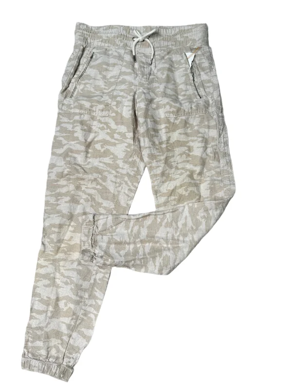 Warm flannel pants for chilly morning lounging -Athletic Pants By Athleta In Camoflauge, Size: 4