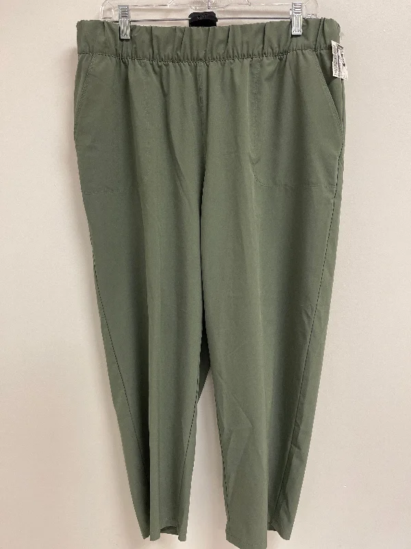 Bold plaid pants for eye-catching style choices -Athletic Pants By Talbots In Green, Size: 12