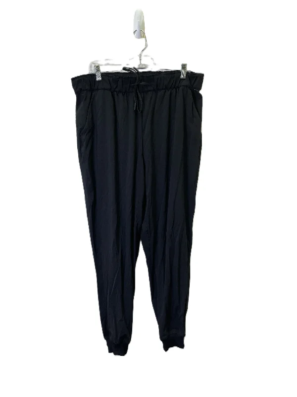 Breathable cotton pants for all-day summer ease -Athletic Pants By Lululemon In Black, Size: L