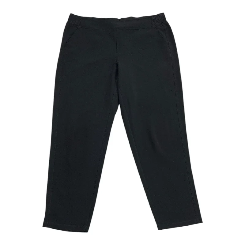 Multi-pocket pants for organized travel convenience -Athletic Pants By 32 Degrees In Black, Size: L