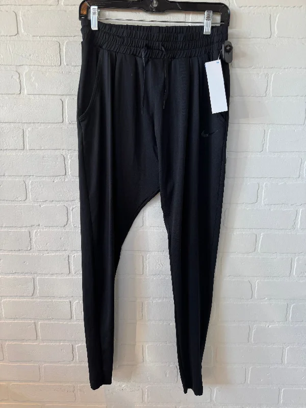 High-rise flare pants for vintage chic appeal -Athletic Pants By Nike In Black, Size: 0