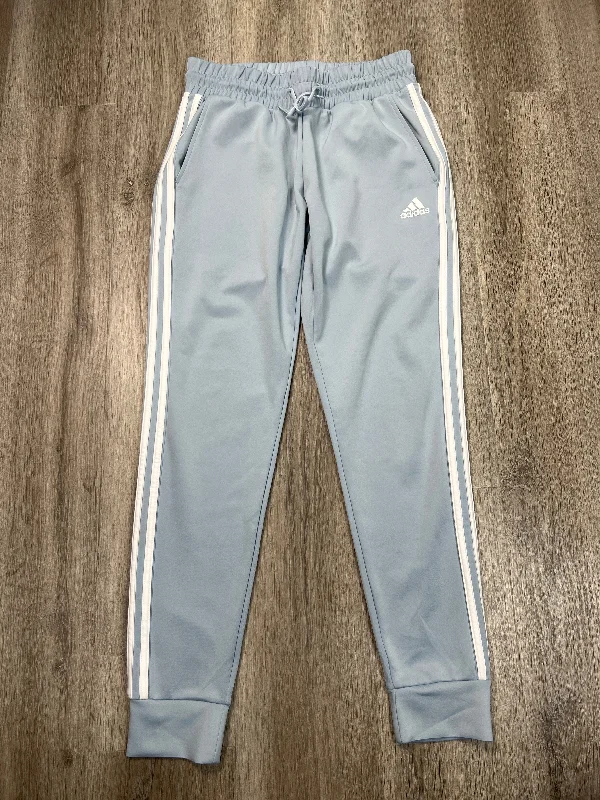 Stretchy leggings pants for casual active days -Athletic Pants By Adidas In Blue, Size: S