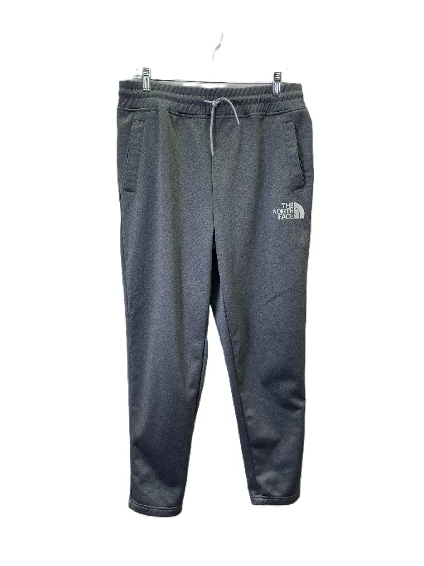 Relaxed fit pants for laid-back comfort wear -Athletic Pants By The North Face In Grey, Size: L