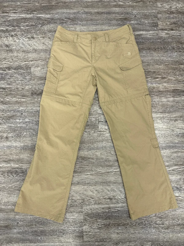 Stretchy skinny pants for figure-hugging appeal -Athletic Pants By The North Face In Tan, Size: 6