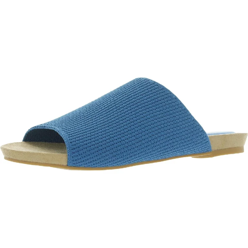 Casual sandals for women with flat soles and comfortable fit for everyday wear-Sandals for summer-Bellini Womens Nigh Knit Flat Slide Sandals