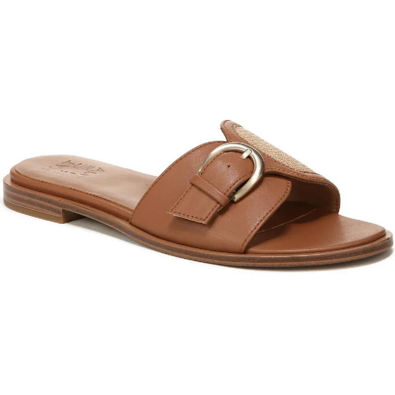 Casual sandals for men with comfortable leather material and lightweight feel-Sandals for bridesmaids-Naturalizer Womens Lilia Slip On Slide Sandals