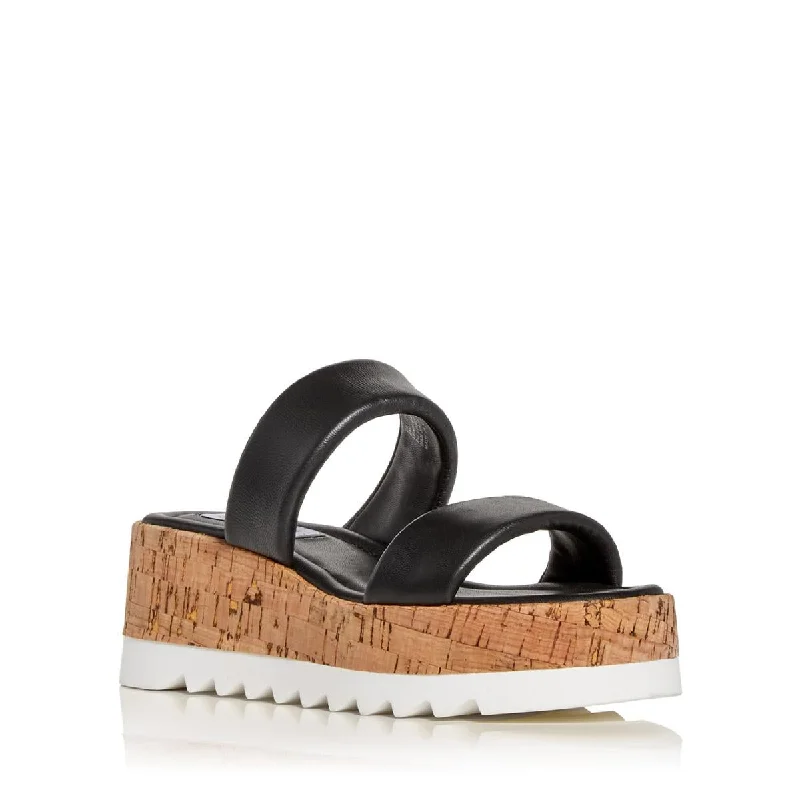 Comfortable sandals for men with cushioned footbed and supportive straps-Sandals for men-Steve Madden Womens Defuse Cork Platform Sandals